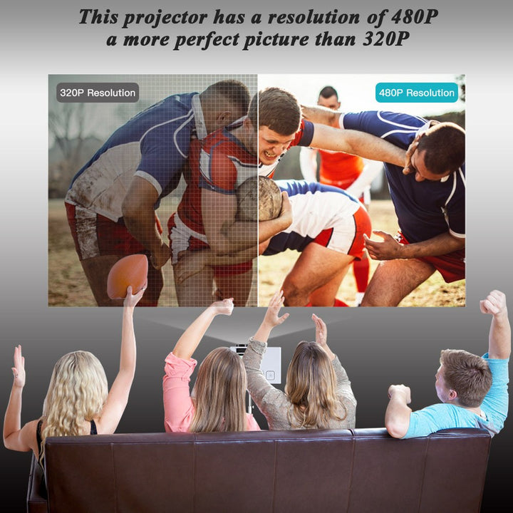 Home TV projector