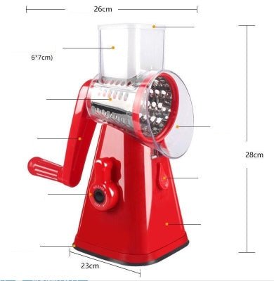 Multi-functional Vegetable Cutter Hand Drum Vegetable Cutter Slice