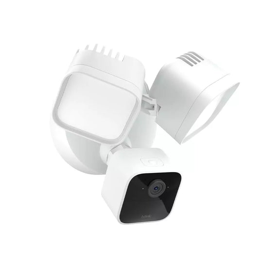 Blink Wired Floodlight Camera - HD Security Camera - White