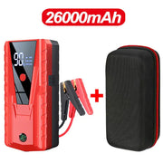 26000mAh/20000mAh Car Jump Starter 1000A 12V Output Portable Emergency Start-up Charger for Cars Booster Battery Starting Device