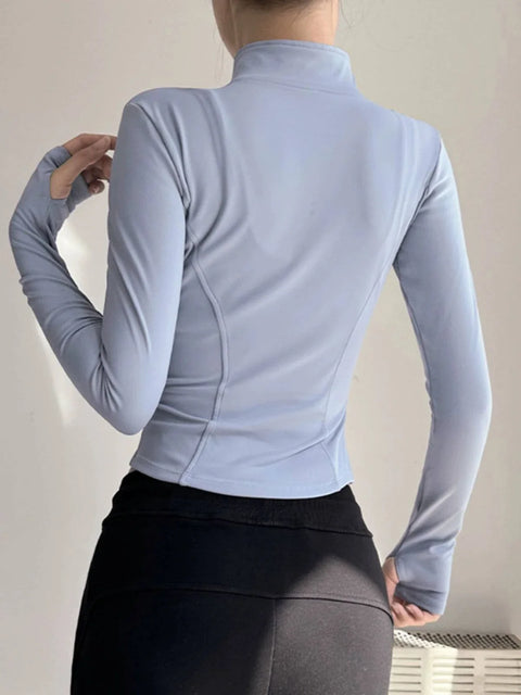 Stand Collar Yoga Outwear Women'