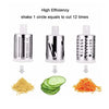 Hand-operated Multifunctional Roller Vegetable Chopper Potato Slice Cutter Food Processor Grater Hand Crank Home Kitchen Shredd