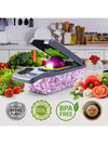 14pcs/16pcs Set,Vegetable Chopper, Multifunctional Fruit Slicer, Manual Food Grater, Vegetable Slicer, Cutter With Container