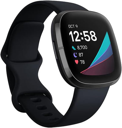 Fitbit Sense Smartwatch - Graphite Stainless Steel