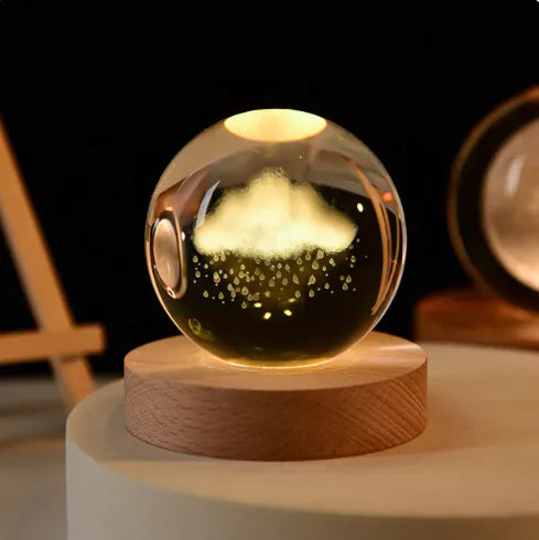 3D Night Crystal Ball